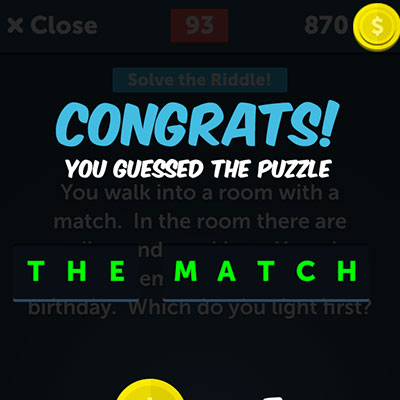  The Match 