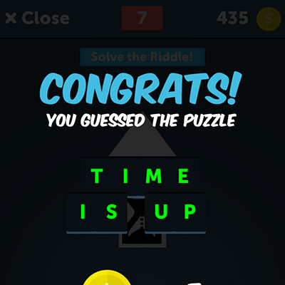  Time Is Up 